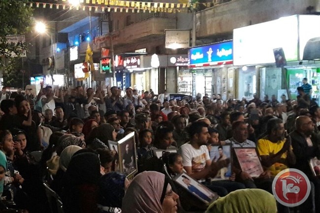 &quot;فتح&quot; تنظم مهرجانا جماهيريا نصرة للأسرى بسلفيت