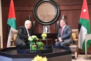 الرئيس وملك الاردن: صلب الحديث مع واشنطن مبادرة السلام العربية