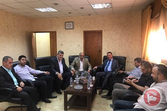 وفد من وجهاء الخليل والوطن في زيارة وقائي جنين