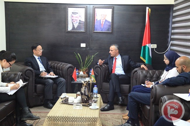 أبو دياك يبحث مع السفير الصيني سبل تعزيز التعاون المشترك