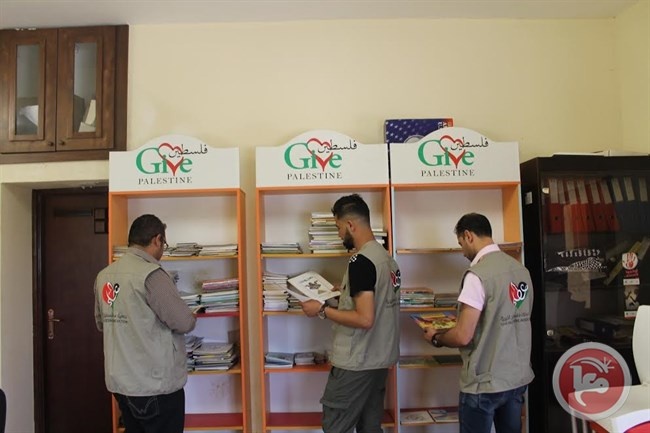 &quot;عطاء فلسطين الخيرية&quot; تزور مكتبة الأطفال النموذجية في قرية رمانة