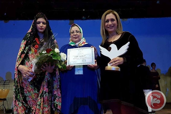 سهير فهد تفوز بجائزة (افضل ممثلة- دور نسائي) في مهرجان تطوان