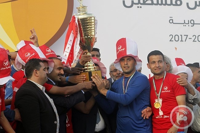 شباب رفح يتوج بكأس المحافظات الجنوبية