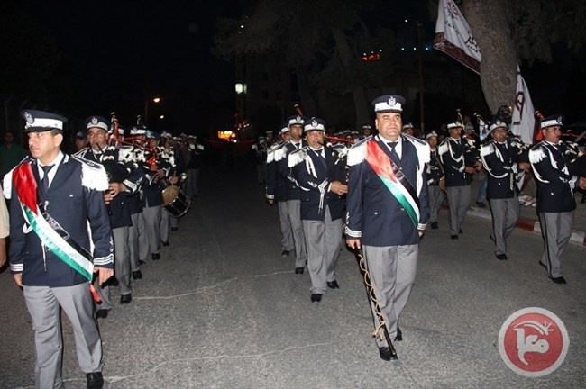 الشرطة تشارك في مسيرة مشاعل بمناسبة ذكرى النكبة