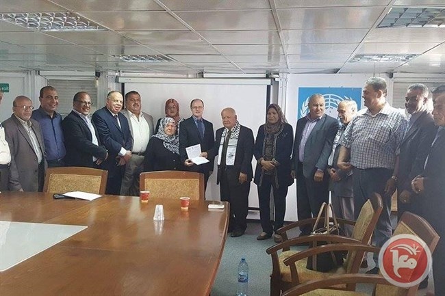 تسليم مذكرة لهيئة الأمم المتحدة