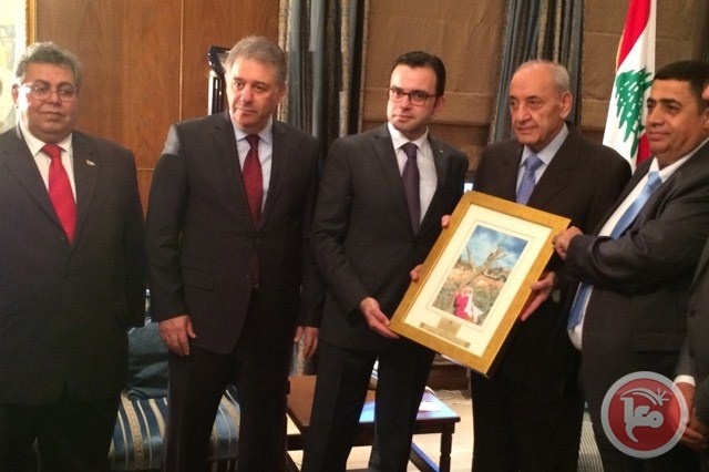 لجنة القدس تلتقي رئيس مجلس النواب اللبناني