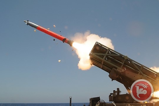 راجمة صواريخ اسرائيلية بحرية جديدة
