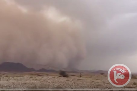 بالفيديو: عاصفة رملية تغلق مطار ايلات وشوارعها