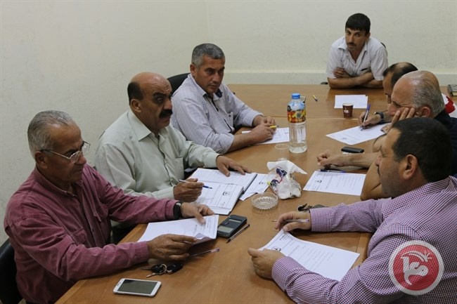 مناقشة مواضيع متعددة في الاجتماع العادي لإدارة نادي أهلي قلقيلية