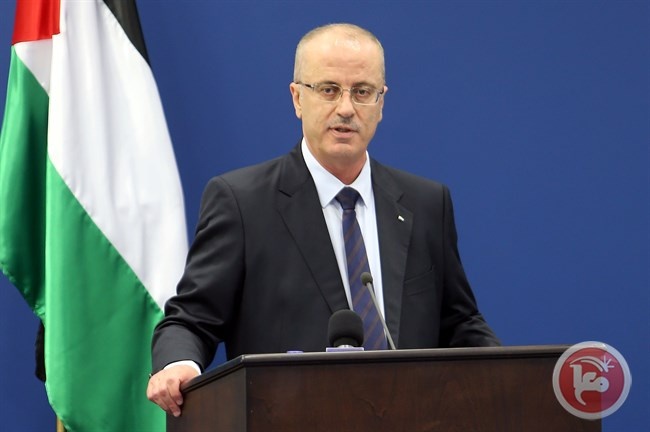 الحمد الله يطالب المجتمع الدولي الضغط على إسرائيل بقضية الأسرى