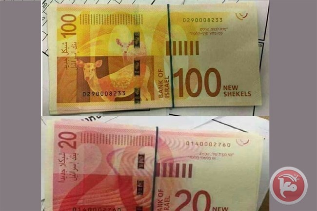 &lt;div&gt;صورة وتعليق: &lt;/div&gt;اوراق جديدة لعملات من فئتي 100 و20 شيقل في بنوك اسرائيل