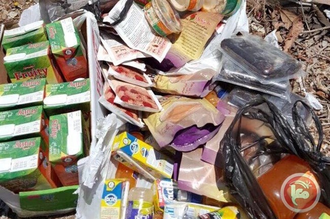 اتلاف 100 كغم مواد تموينية منتهية الصلاحية بسلفيت