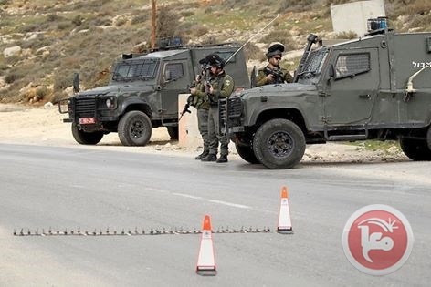 دير ابو مشعل- 3 إصابات واخطار بهدم منازل ومصادرة 40 مركبة