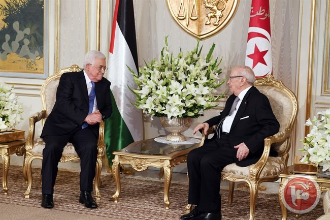 الرئيس من تونس: جادون بعقد صفقة تاريخية على اساس حل الدولتين