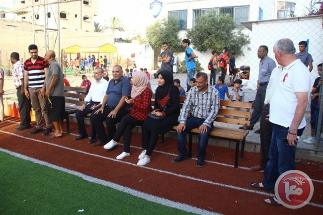 الهلال يستقبل وفد الاتحاد الفلسطيني للرياضة للجميع