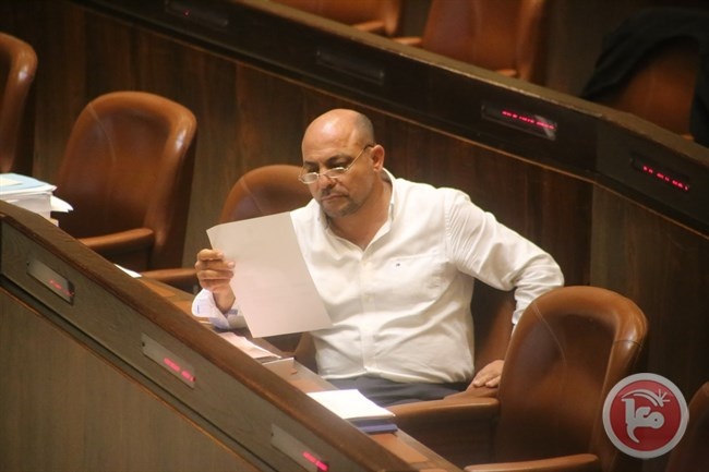 النائب غنايم يستجوب وزير الاقتصاد الاسرائيلي حول المناطق الصناعية