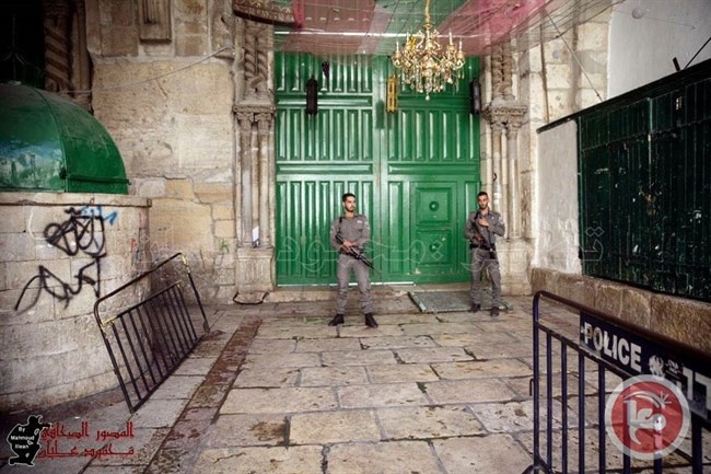 &lt;div&gt;صورة وتعليق: &lt;/div&gt;لليوم الثاني الاحتلال يغلق المسجد الاقصى