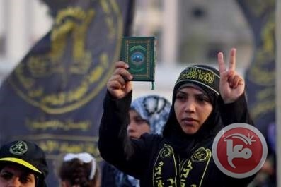 تظاهرة نسائية في غزة تضامنا مع مرابطات الاقصى