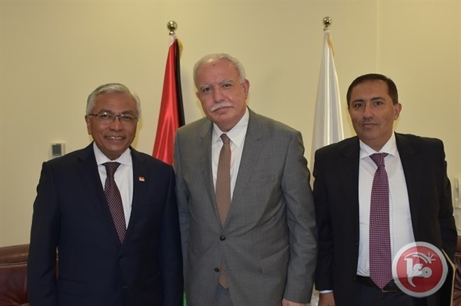 المالكي يثمّن الدعم السنغافوري لفلسطين