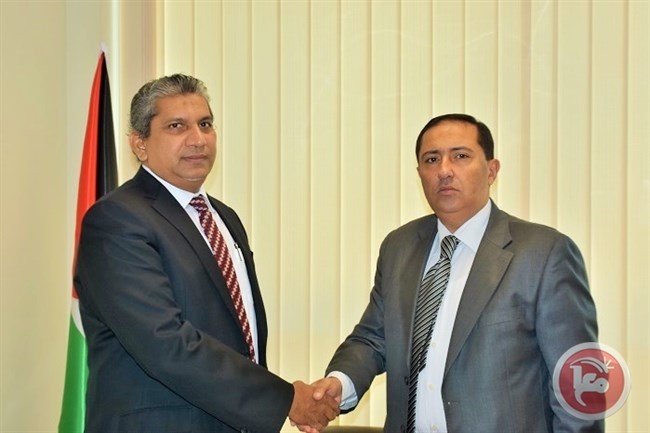 السفير شامية يبحث التعاون مع ممثل جمهورية سريلانكا