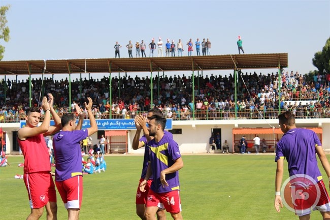 شباب رفح يفوز علي اهلي الخليل في ذهاب نهائي كأس فلسطين