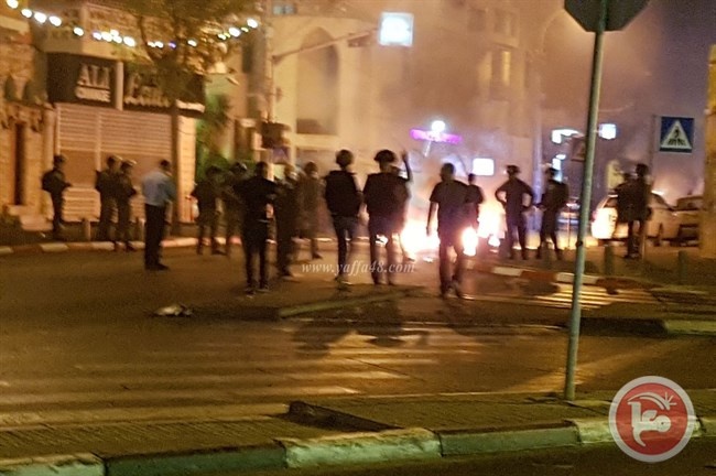 مواجهات بين الشبان والشرطة الاسرائيلية في يافا