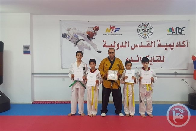 أكاديمية القدس الدوليه للتايكواندو حاضره في فعاليات الأسبوع الأولمبي