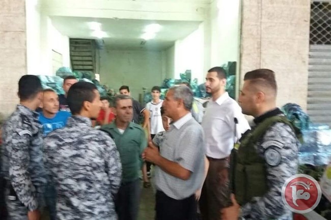 ضبط منتجات زراعية مهربة لاسواق الخليل