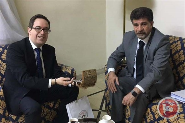 السفير عبد الهادي يبحث التطورات مع القائم باعمال السفارة الأرجنتينية