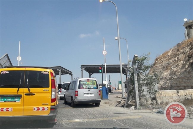The occupation arrests a young man at the “Container” checkpoint.  Northeast of Bethlehem