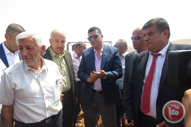 محافظة طوباس تطلع وزير الزراعة الأردني على واقعها الزراعي