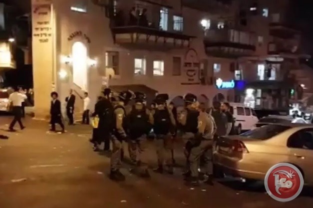 إصابة 5 عناصر الشرطة الإسرائيلية بمواجهات مع المتدينين
