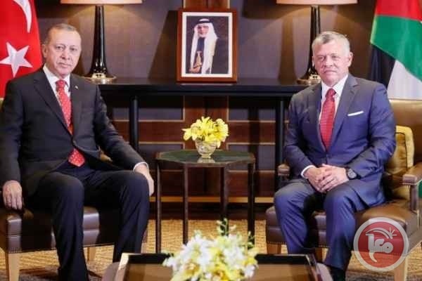 &lt;div&gt;صورة وتعليق: &lt;/div&gt;ملك الأردن والرئيس التركي يدعوان لاطلاق مفاوضات سلام جديدة