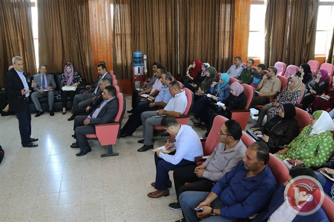 محافظ قلقيلية يفتتح ورشة حول عدالة الاحداث