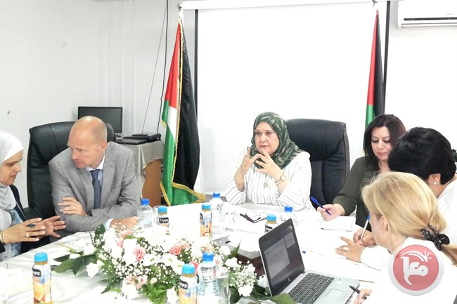 الأغا تلتقي ممثلي مؤسسات الأمم المتحدة وعدد من الوزارات الشريكة