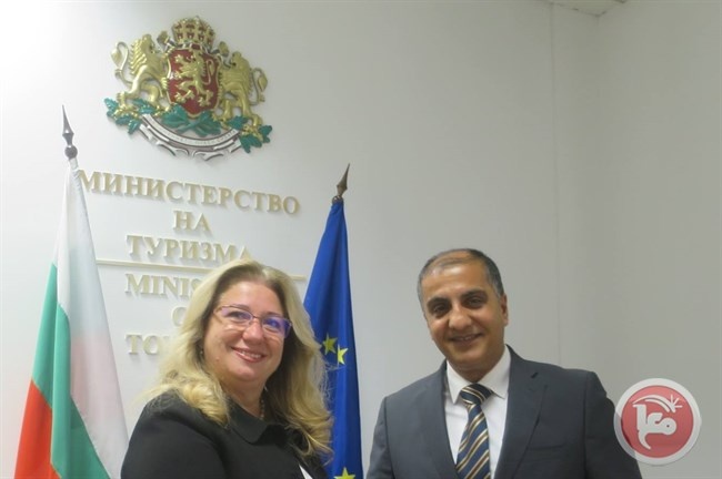 سفير دولة فلسطين لدى بلغاريا يلتقي نائب وزير السياحة البلغاري