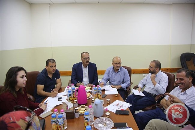 لجنة التنسيق تعقد اجتماعا في محافظة طولكرم