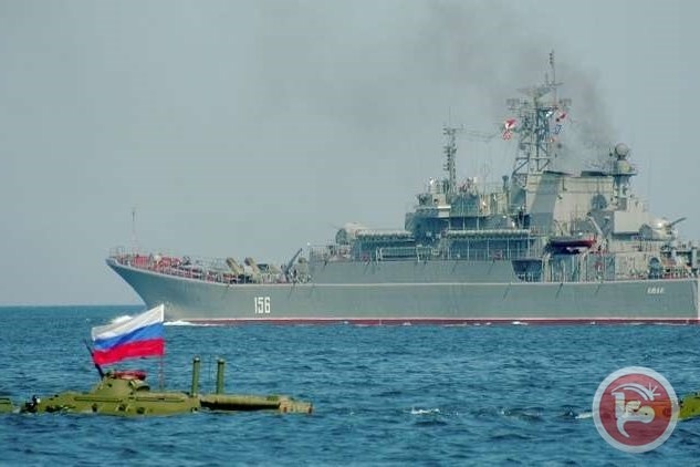 سفينة إنزال روسية تشارك بعملية &quot;الاكسبرس السوري&quot;