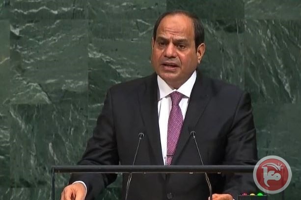 السيسي يحث الفلسطينيين على الوحدة والتعايش مع الإسرائيليين
