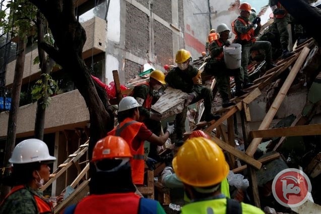 ارتفاع عدد قتلى زلزال المكسيك إلى 286