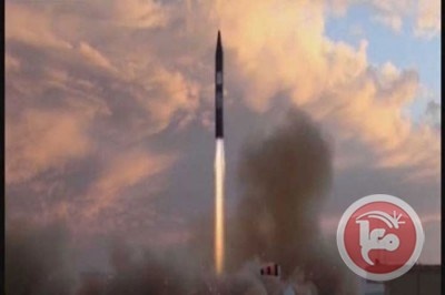 فيديو- تجربة ناجحة لصاروخ إيراني جديد