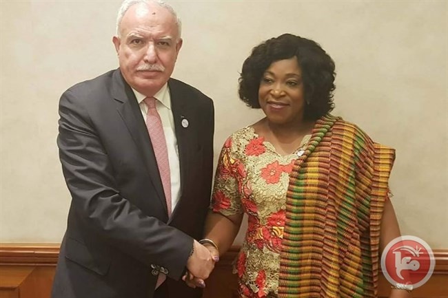 المالكي يلتقي وزيرة خارجية غانا