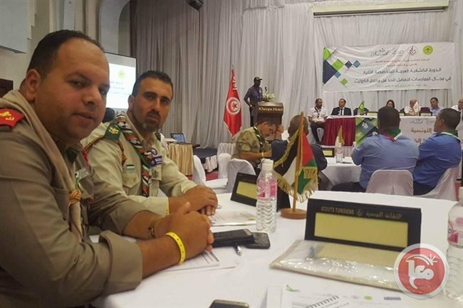 فلسطين تشارك بالدورة الكشفية العربية في الممارسات للحد من الكوارث
