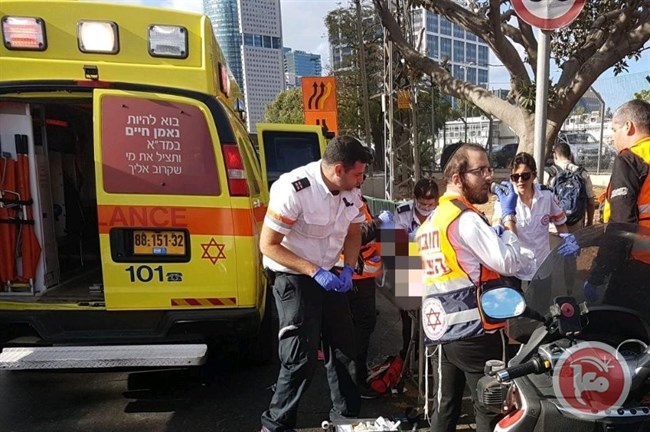 إصابة عامل بجروح خطيرة في تل أبيب