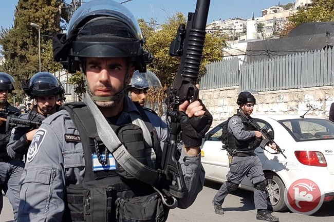 The occupation forces arrested two young men from Silwan