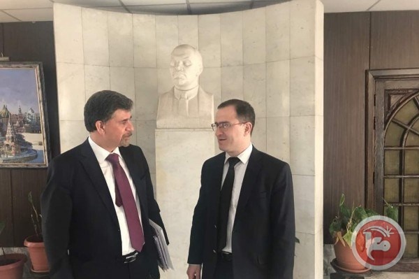 السفير عبد الهادي يلتقي المفوض الروسي بدمشق