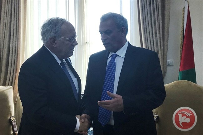 أبو عمرو يستقبل وزير الاقتصاد السويسري