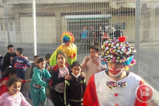يوم فرح ومرح بالقرب من المسجد الابراهيمي