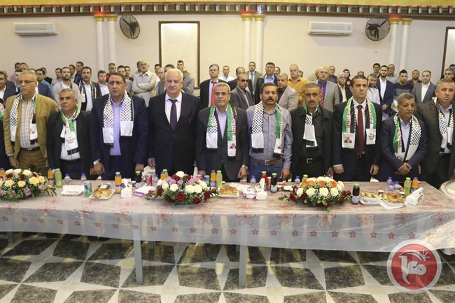 قلقيلية : حفل وداع لمدير الأمن الوقائي واستقبال المدير الجديد