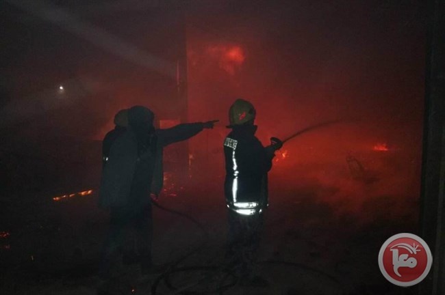 حريق منزل في بيت ساحور